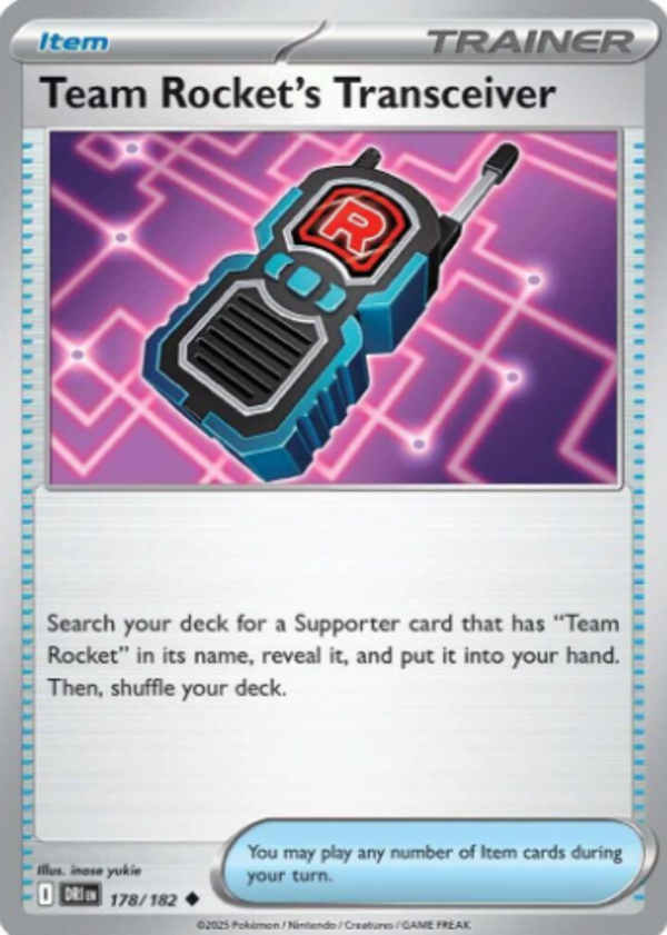 Team rocket's Transceiver 178/182