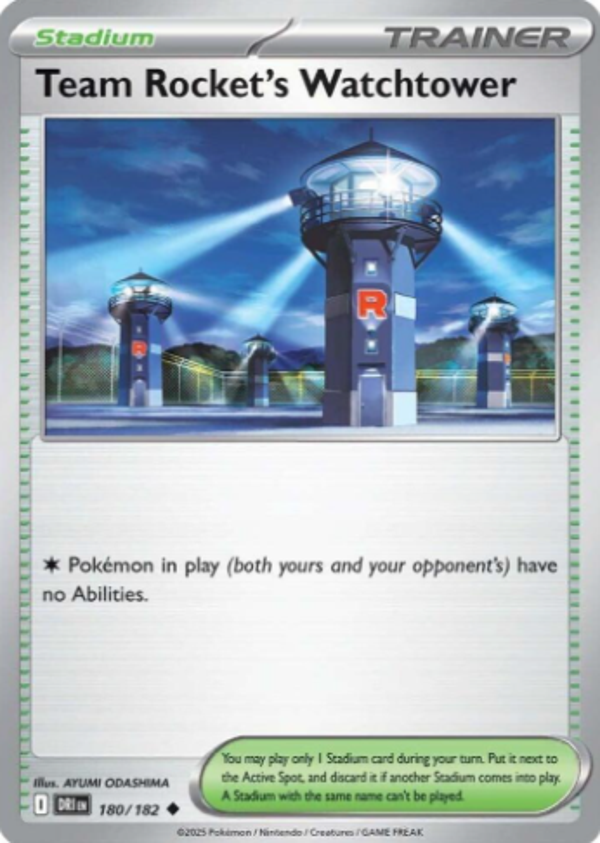 Team Rocket's Watchtower 180/182