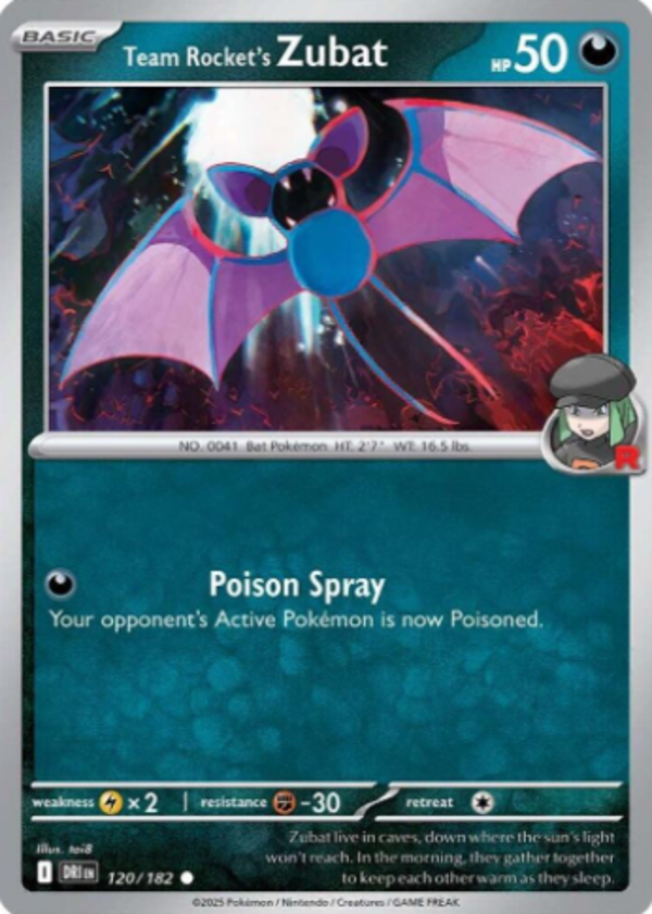 Team Rocket's Zubat 120/182