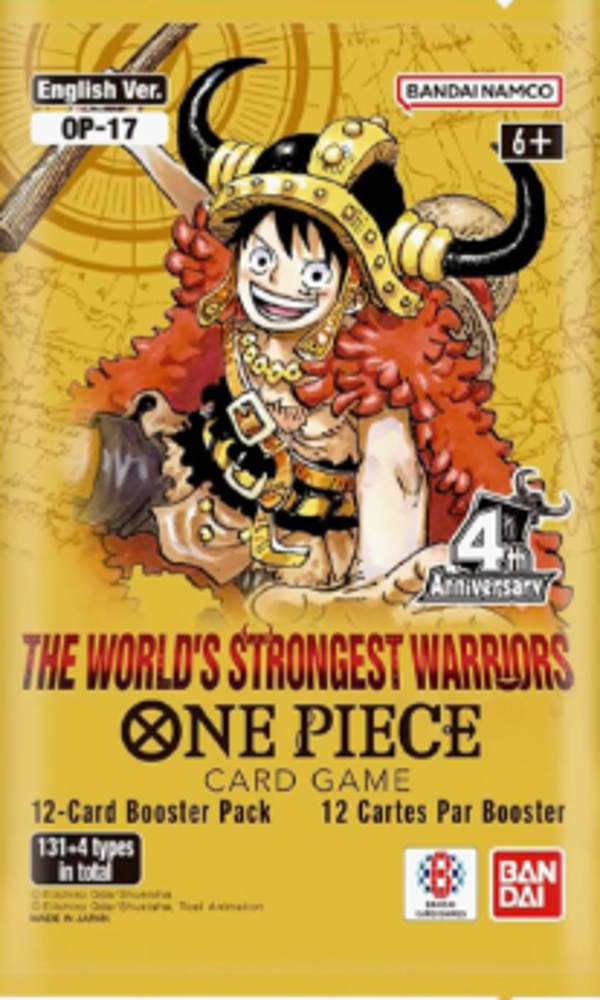 One Piece TCG - The World's Strongest Warriors Booster Pack OP17