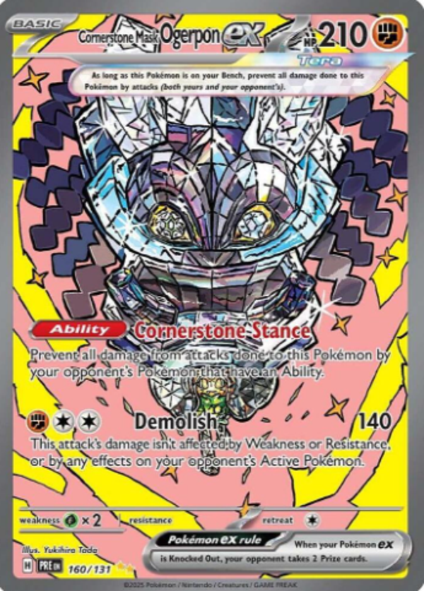 Cornerstone Mask Ogerpon EX 160/131
