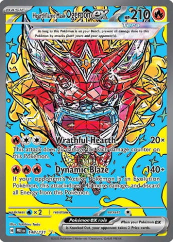 Hearthflame Mask Ogerpon EX 148/131