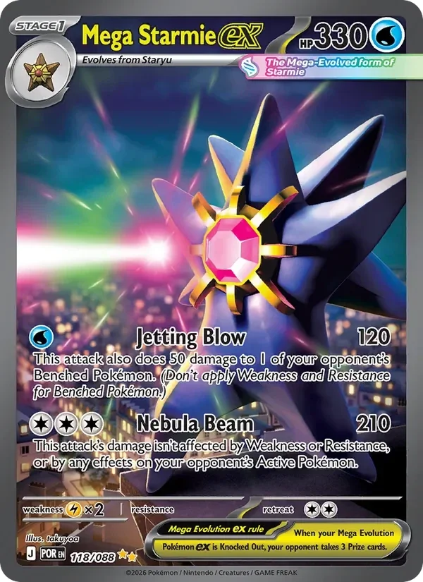 Mega Starmie EX 118/088