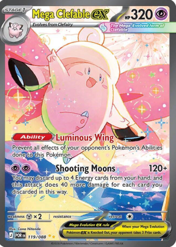 Mega Clefable EX 119/088