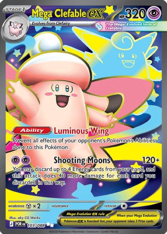 Mega Clefable EX 103/088
