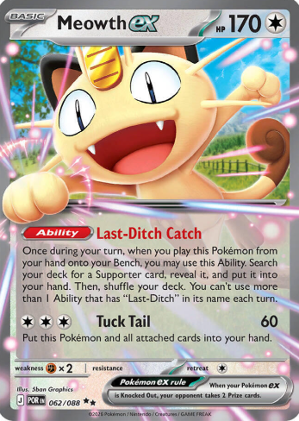 Meowth EX 062/088