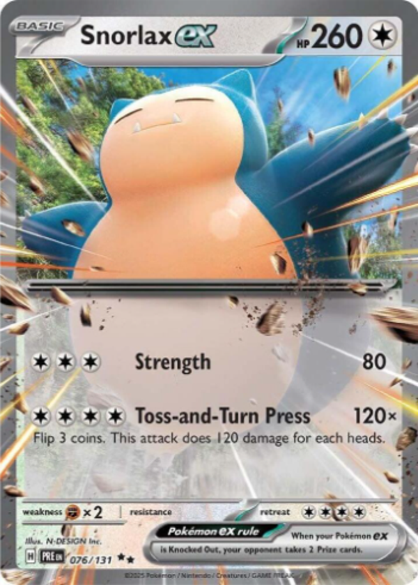 Snorlax EX 076/131