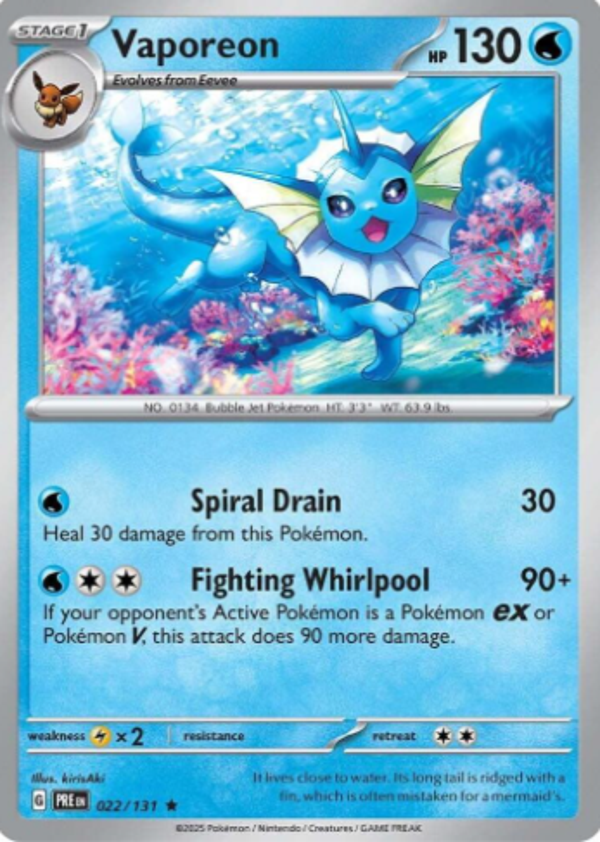 Vaporeon 022/131