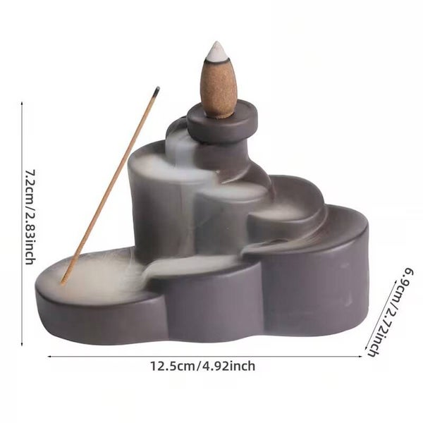 Backflow Burner runde Felsen