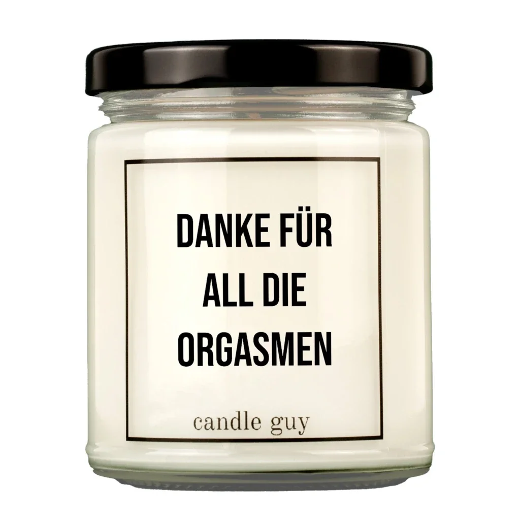 Candle Guy Kerze Danke für all die Orgasmen