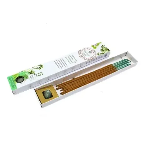 Green Tree Räucherstäbchen mit Stein Glück