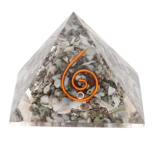 Orgonit Pyramide 3x3 cm. Larimar