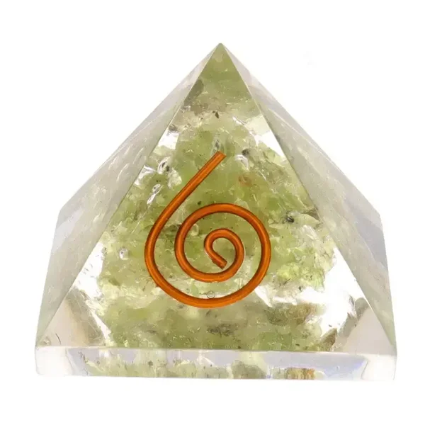 Orgonit Pyramide 3x3 cm. Peridot