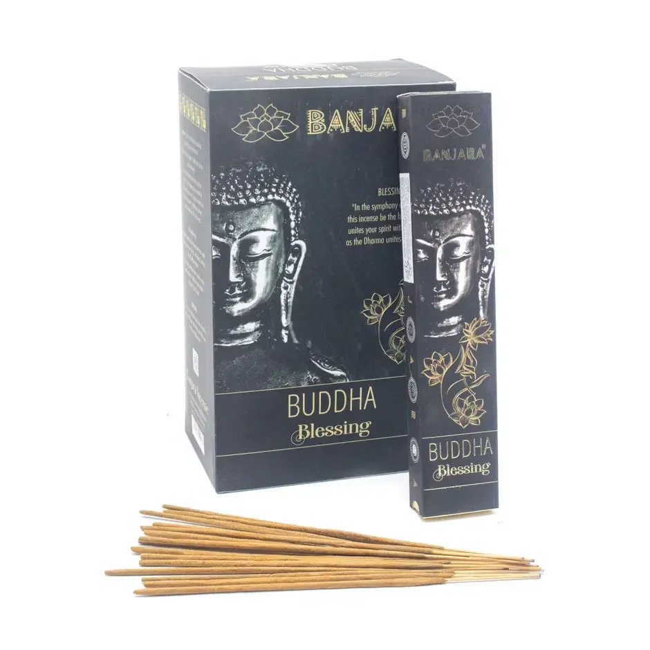 Buddha Blessing (Segen)	Steht für Schutz, Glück und positive Energie.