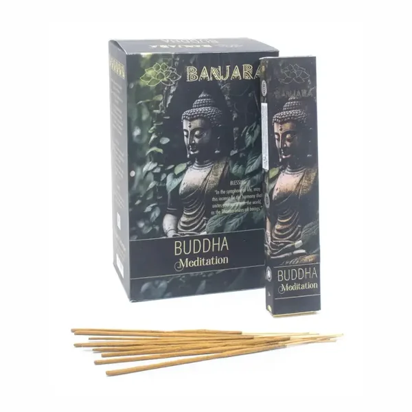 Buddha Meditation	Unterstützt die Konzentration und die spirituelle Tiefe.