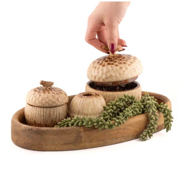 Aardewerk bakje pompoen Stashkin