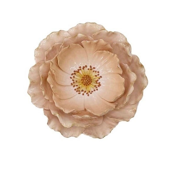 Wanddecoratie bloem Scarlet S roze