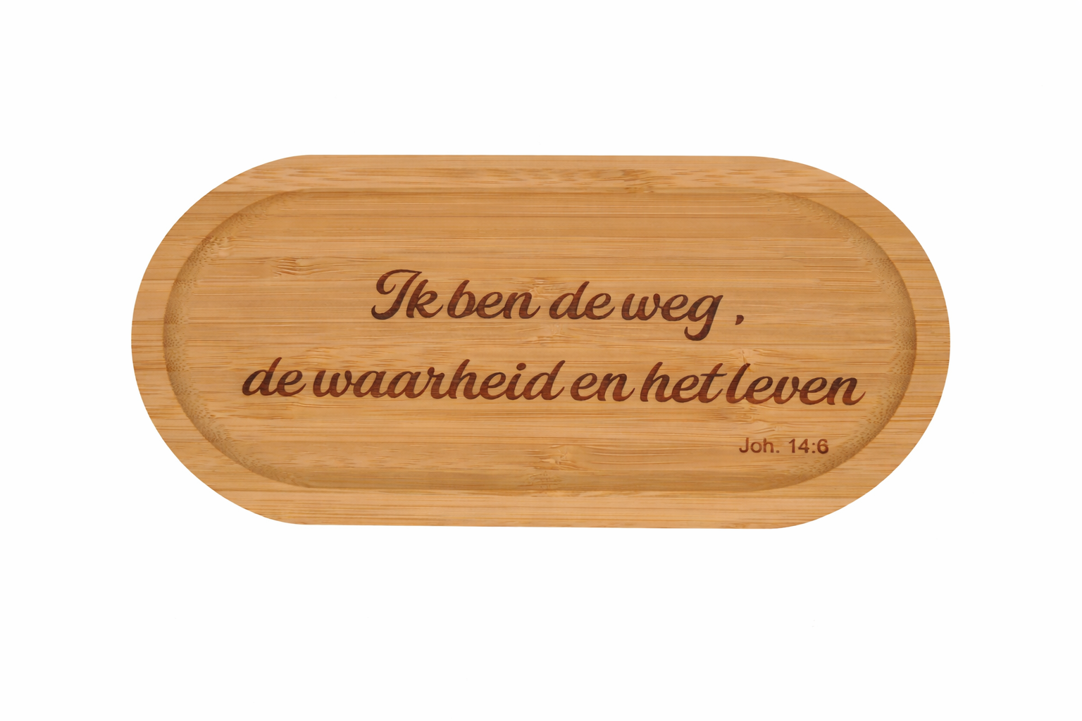 Serveerbordje/sierbordje Joh. 14:6 - CD0002E1