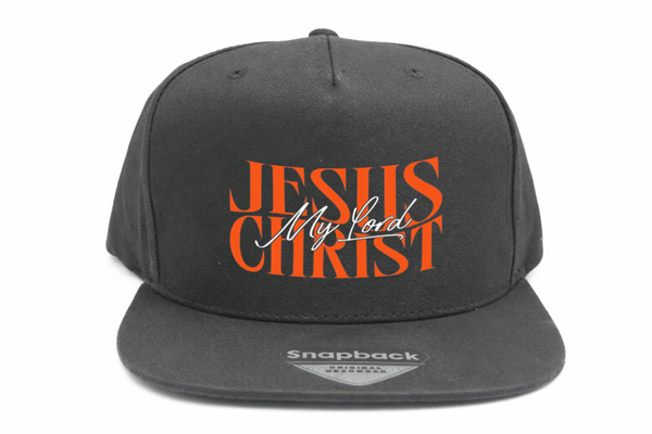 Snapback zwart met Jesus Christ my Lord - CD1002B1