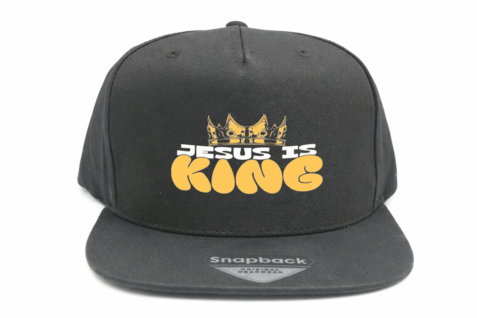 Snapback zwart met Jesus is King - CD1002B1
