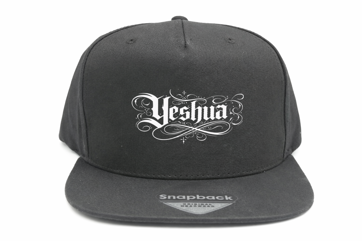 Snapback zwart met de naam boven alle namen: Yeshua - CD1002B2