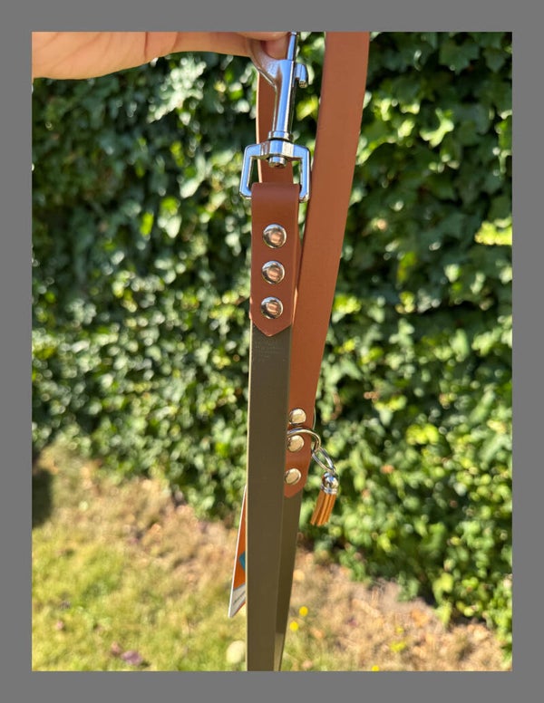 *Seizoen special* Biothane lijn vast handvat, 2 kleuren