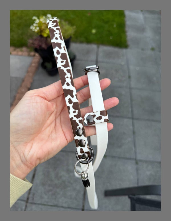 Biothane print jachtlijn/sliplijn met stop