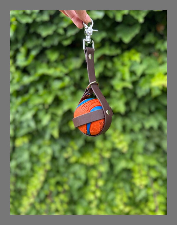 Balhouder L 19mm donkerbruin (exclusief bal!)