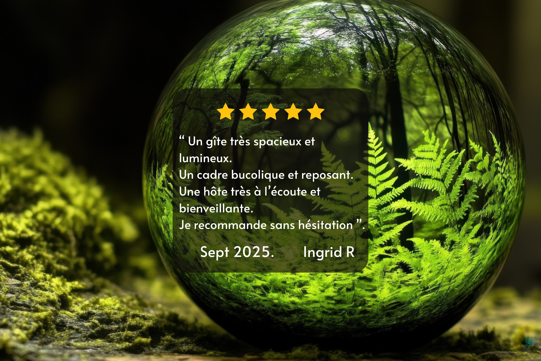 Nos avis clients - Gîte proche de Gerardmer 