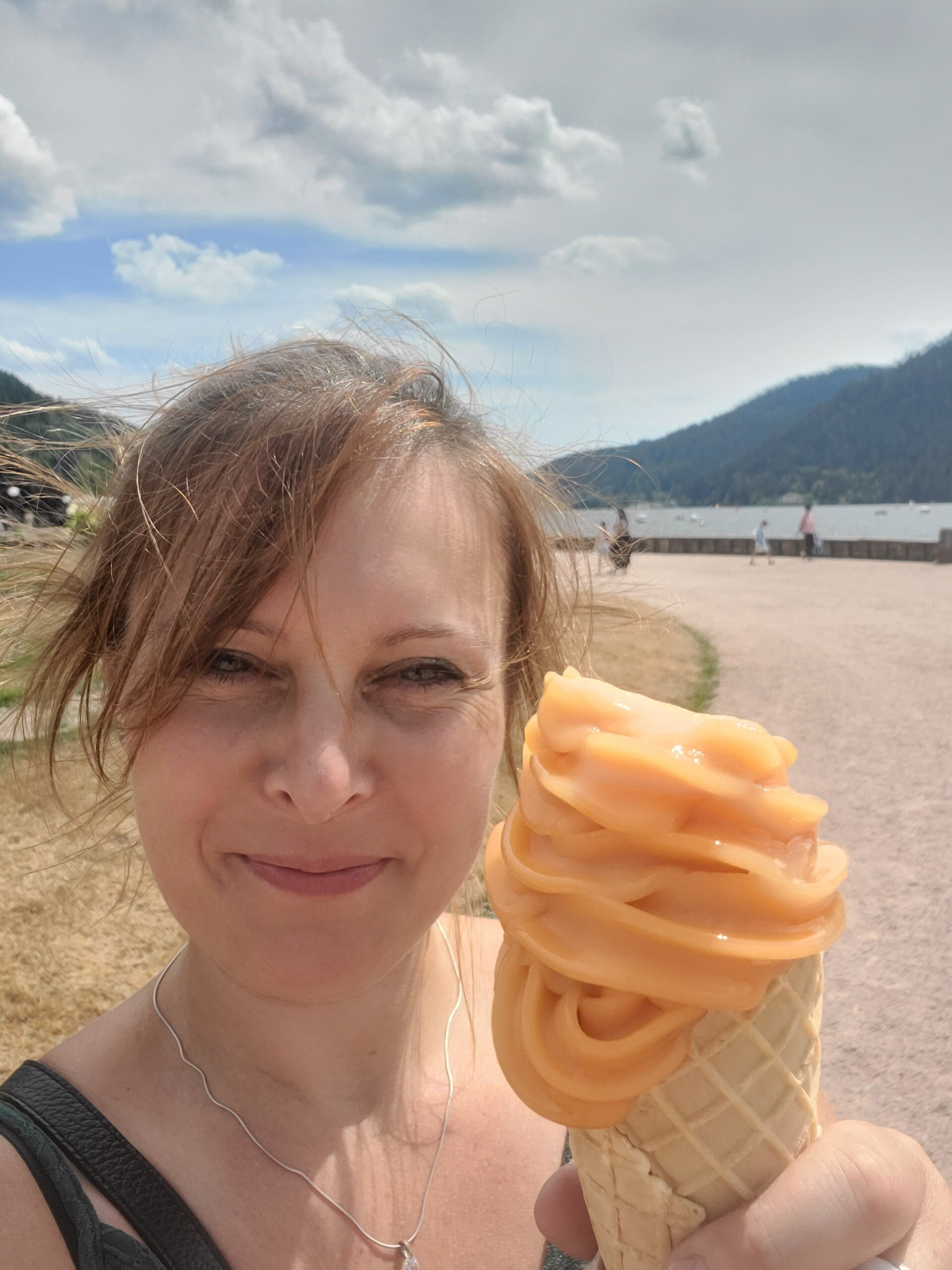 Pause gourmandise au lac de Gérardmer