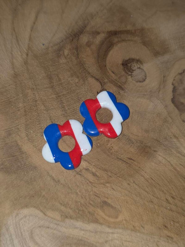Poupette bleu blanc rouge
