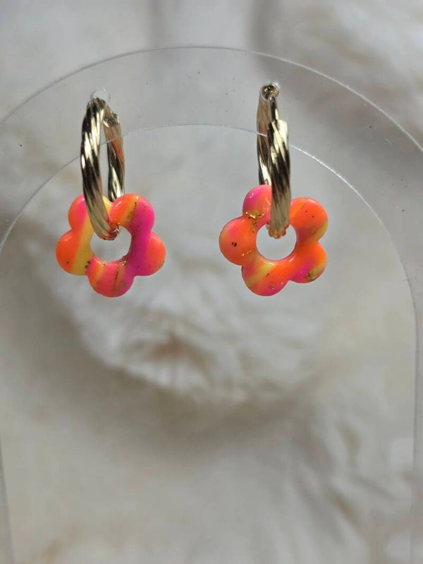 Poupette fluo dégradé