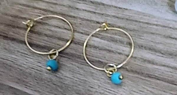 Boucles d'oreilles en acier inoxydable