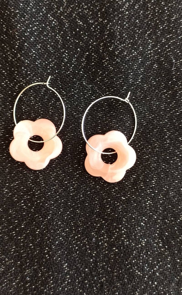Boucles d'oreilles en acier inoxydable