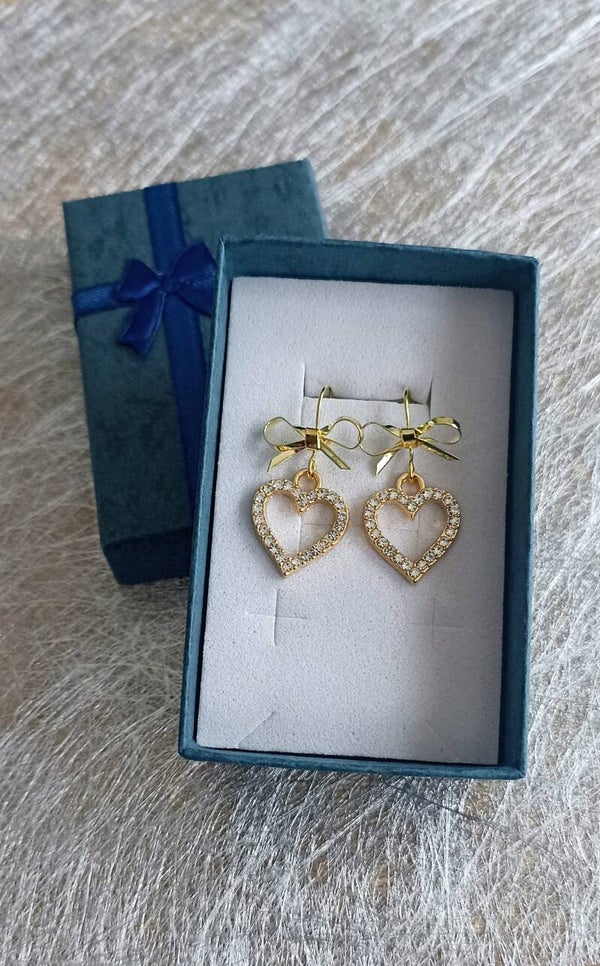 Boucles d'oreilles noeud papillon