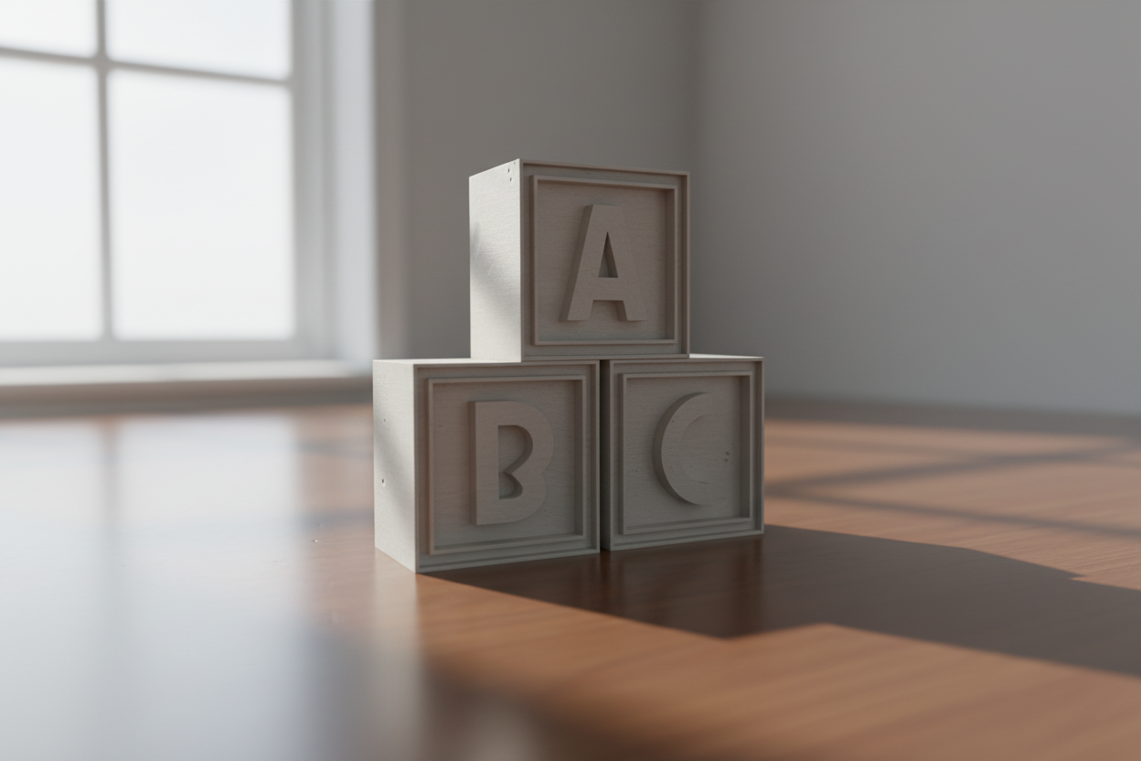 Edwards Home | Modern ABC Blocks