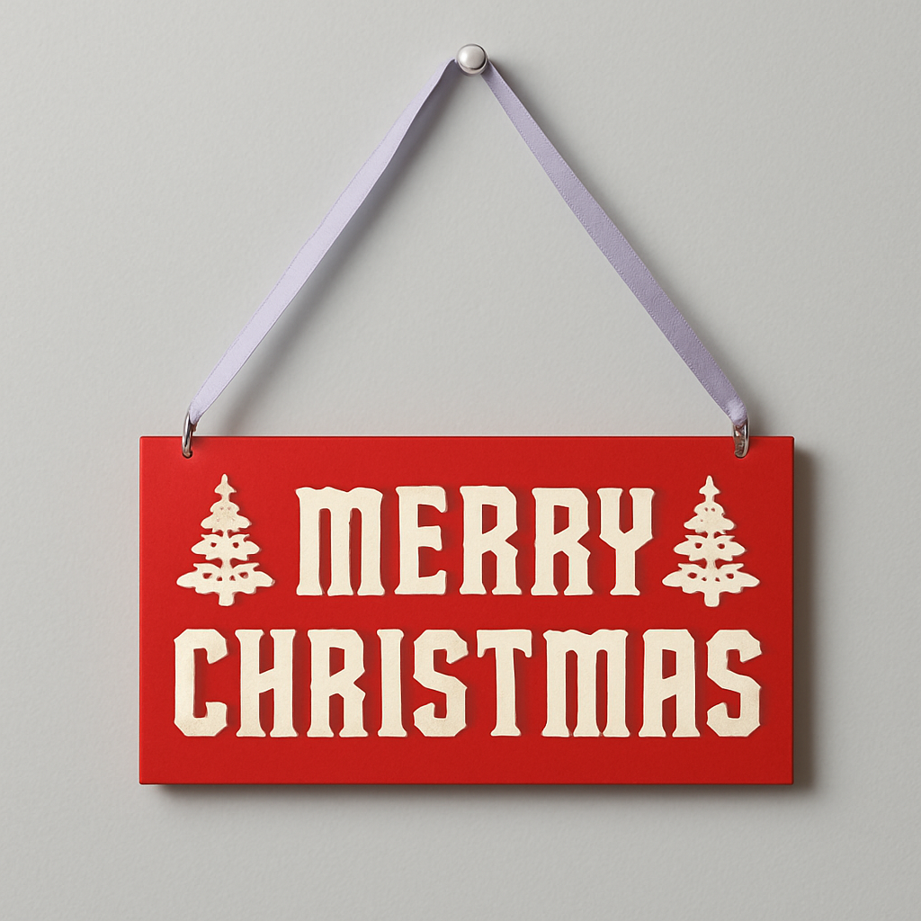 Merry Christmas Sign