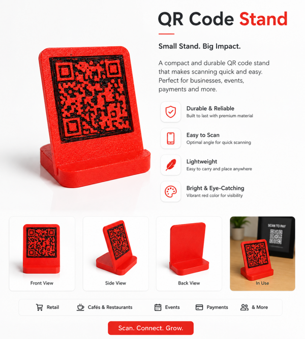 QR Code Plaque & stand