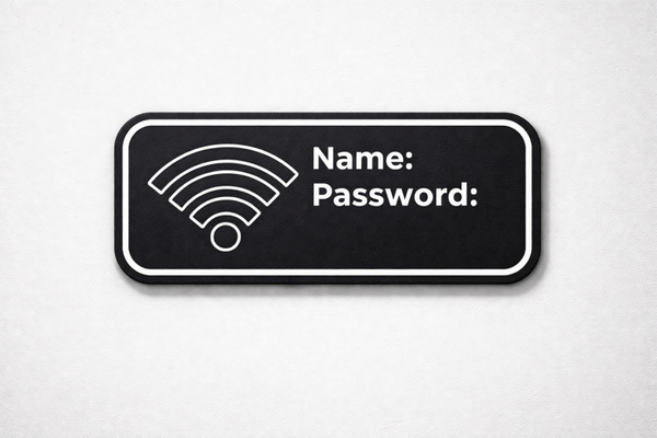 Edwards industries | WiFi Plaque