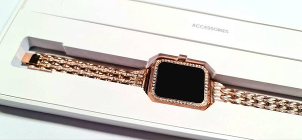 ELEGANCKI SMARTWATCH - wyłożony cyrkoniami!