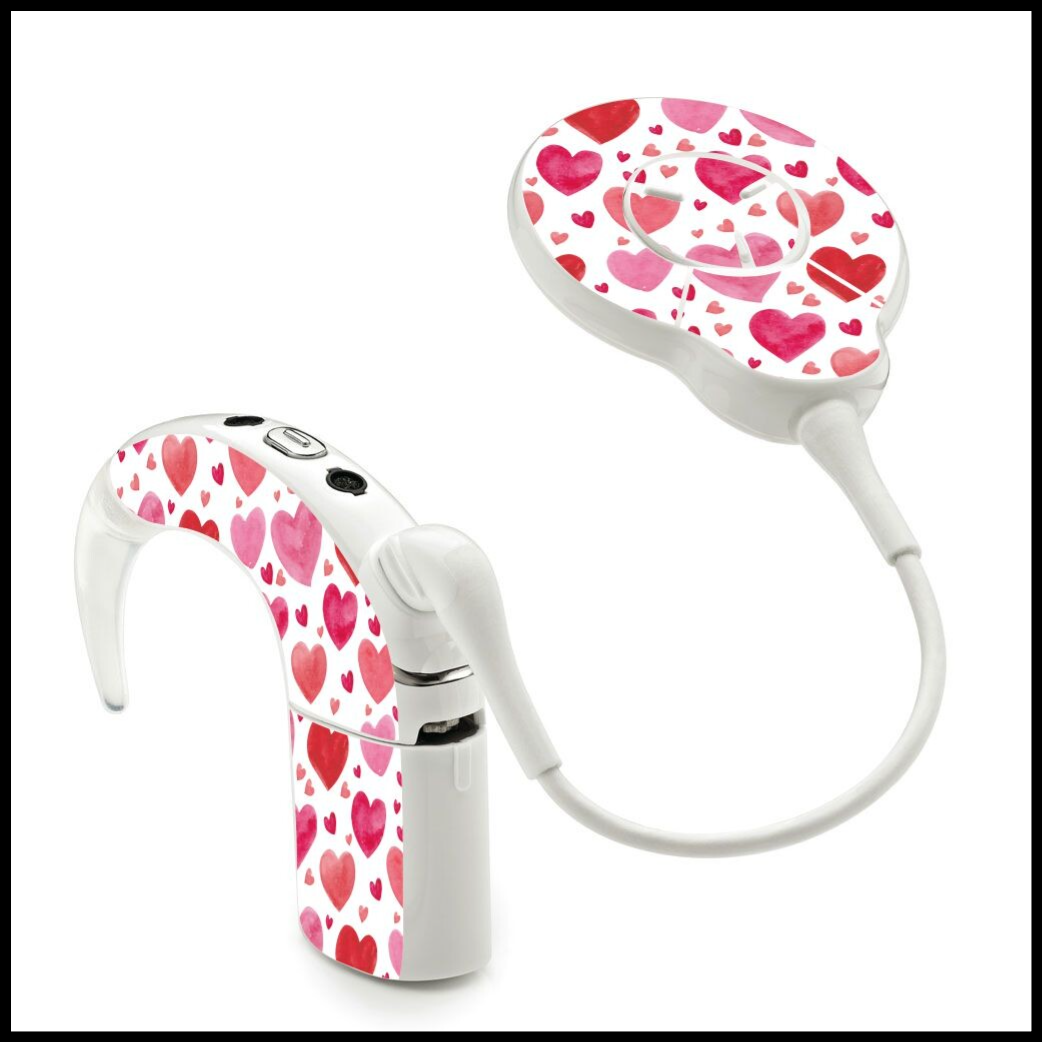 Cochlear implantaten en hoortoestel stickers / skins