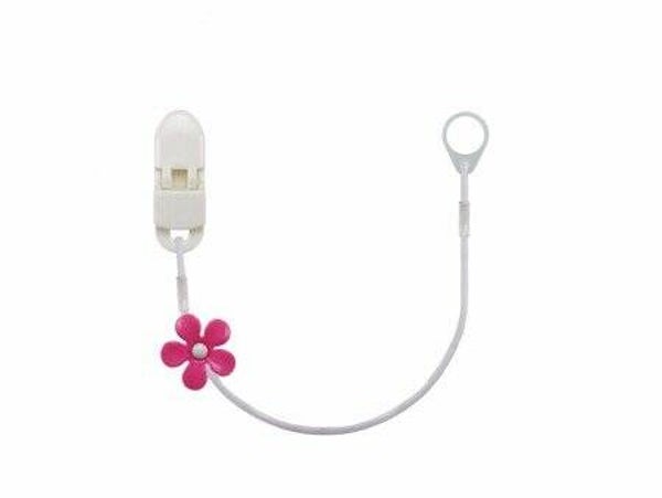 Clip On:  voor 1 processor / hoorapparaat - Wit & Bloem