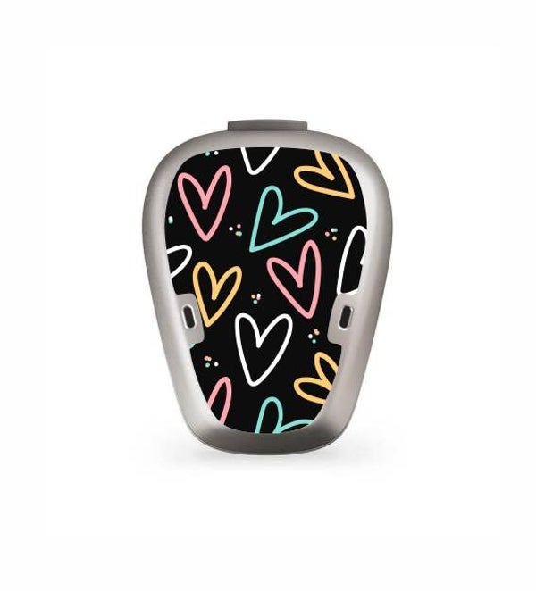 Cochlear Baha 5 - Black Neon Heart