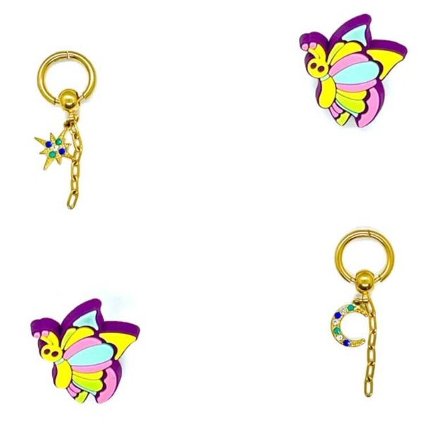 Butterfly, Star and Moon Hearing Aid Accessory Kit