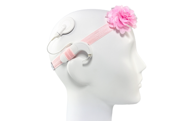 Easy Flex Girl Flower Band -  Light Pink