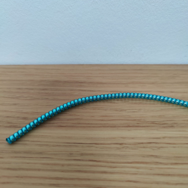 Kabel twister 'BO' Metallic  Lichtblauw