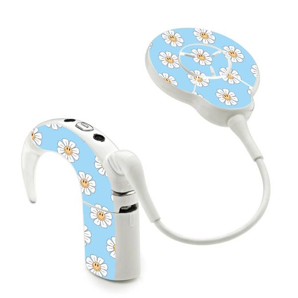Cochlear Nucleus 7 - Flower Smiley Blue
