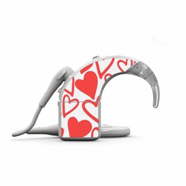 Cochlear Nucleus 8 - Red Line Hearts