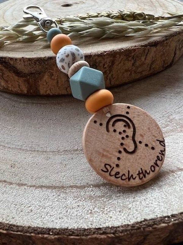 Sleutelhanger Raket (Groen & Oranje)