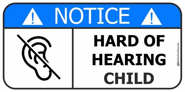Warning sticker: Kind